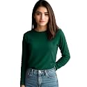JUNEBERRY Pure Cotton Round Neck Regular Fit
