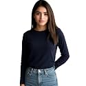 JUNEBERRY Pure Cotton Round Neck Regular Fit