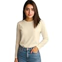 JUNEBERRY Pure Cotton Round Neck Regular Fit