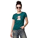 JUNEBERRY Womens Regular Fit Pure Cotton Printed