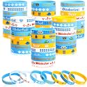 JUNEBRUSHS 64pcs Oktoberfest Party Favors Silicone Bracelets