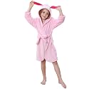 JUNG KOOK Toddler Baby boys Girls Cartoon Bathrobe Flannel Robe Winter Night-robe