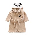 JUNG KOOK Toddler Baby boys Girls Cartoon Bathrobe Flannel Robe Winter Night-robe