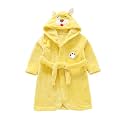 JUNG KOOK Toddler Baby boys Girls Cartoon Bathrobe Flannel Robe Winter Night-robe