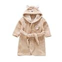 JUNG KOOK Toddler Baby boys Girls Cartoon Bathrobe Flannel Robe Winter Night-robe