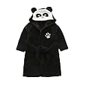JUNG KOOK Toddler Baby boys Girls Cartoon Bathrobe Flannel Robe Winter Night-robe