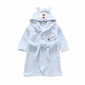 JUNG KOOK Toddler Baby boys Girls Cartoon Bathrobe Flannel Robe Winter Night-robe