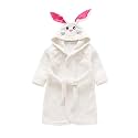 JUNG KOOK Toddler Baby boys Girls Cartoon Bathrobe Flannel Robe Winter Night-robe