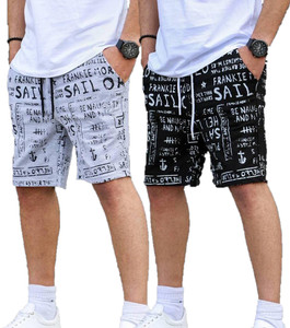 Jungle Berry Graphic Print Men Black Grey
