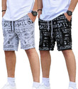 Jungle Berry Graphic Print Men Black Grey