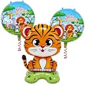 Jungle Theme Foil Balloons Birthday Decoration for