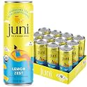 Juni Sparkling Adaptogen Drink, Mood and Focus, Lemon, 12 pack