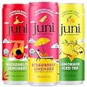 Juni Sparkling Adaptogen Drink, Mood and Focus, Lemonade Variety 12 Pack