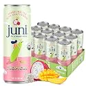 Juni Sparkling Adaptogen Drink, Mood and Focus, Tropical, 12 pack