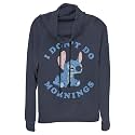 Junior's Lilo &amp; Stitch I Don't Do Mornings Stitch Cowl Neck Sweatshirt