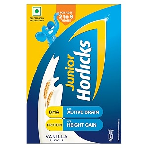 junior horlicks nutrition drink 500g vanilla powdernutrition for toddlers amp young kids 2-6 years for supporting growth