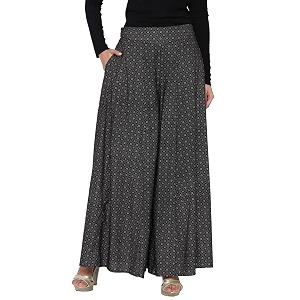 Juniper Womens Rayon Flared Palazzo