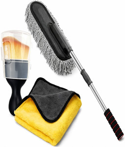 JUNJULA Car Cleaning Kit 3pcs - Microfiber