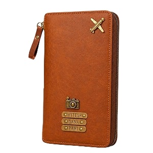 The Junket Personalised Zipper Family Travel Passport