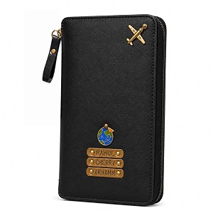 The Junket Personalised Zipper Family Travel Passport