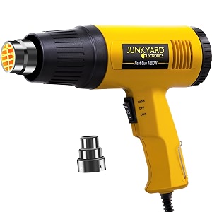 junkyard electronics plastic 1800 watts hot air gun for shrink wrapping packing stripping paint thawing frozen water pipes colour may vary