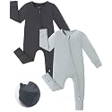 JunNeng Viscose from Bamboo Baby Boy Sleeper Pajamas with Mitts
