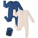 JunNeng Viscose from Bamboo Baby Boy Sleeper Pajamas with Mitts