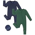 JunNeng Viscose from Bamboo Baby Boy Sleeper Pajamas with Mitts