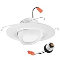 Juno RetroBasics 5"/6" Inch Adjustable LED Recessed Lighting 5-in-1 CCT