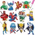 Junrife Diamond Painting Kit for Kids,Diamond Art Gem Stickers for Girls and Boys, 5D DIY Arts Gem Painting Kits - Best Gift Ideas for Girls Crafts Age 4, 5, 6, 7, 8, 9, 10-12, 6-8