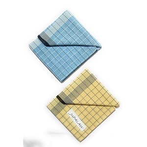 100 pure cotton checked fancy 2mts lungipack of 2 j2farm1