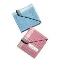 100% Pure Cotton Checked Fancy 2mts lungi,(Pack of 2) J2FARM1