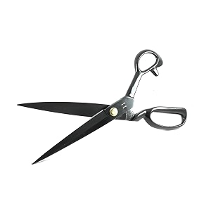 jupiter a-275 11-inches tailor scissor for cutting fabrics and alterations purposes stainless steel black