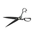 Jupiter™ A-275 11-Inches Tailor Scissor for Cutting Fabrics and Alterations Purposes, Stainless Steel, Black.