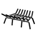 Jusgym Fireplace Grate 21 Inch with 7 Support Legs, No Sagging
