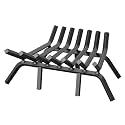 Jusgym Fireplace Grate 21 Inch with 7 Support Legs
