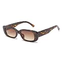 Rectangle Sunglasses for Women Retro Fashion Sunglasses UV 400 Protection Square Frame Eyewear