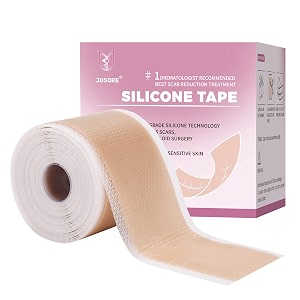 jusore silicone scar sheets - 4cm x 300cm roll professional medical