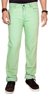 JUST BLACK Regular Men Light Green Jeans