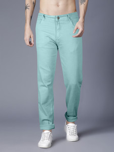 JUST BLACK Regular Men Light Green Jeans