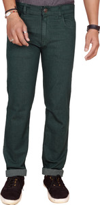 JUST BLACK Regular Men Light Green Jeans