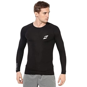 Just Care Compression Full Sleeve Plain Athletic
