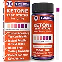 Just Fitter Ketone Test Strips - Accurate Keto Test Strips for Ketosis Testing - Instant 15 Second Results for Ketogenic Diet