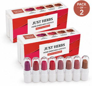 Just Herbs Ayurvedic Lipstick Micro Mini Kit