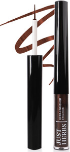 just herbs liquid eyeliner with waterproof  smudge-proof formula nutty brown 25 g