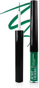 just herbs liquid eyeliner with waterproof  smudge-proof formula emerald green 25 g