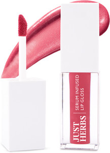 just herbs liquid lip gloss serum infused with mango butter and jojoba oil