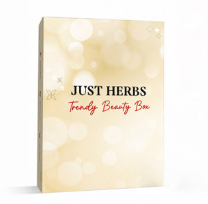 just herbs trendy makeup kit with kajal lip gloss cheek  tint foundation strobe cream
