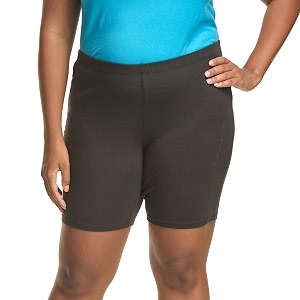 just my size women39s plus-size stretch jersey bike short