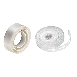 just party adhesive glue dot amp 5 meter arch strip combo for weddinganniversarybirthday decoration - 1 roll each